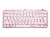 Logitech MX Keys Mini - tangentbord - QWERTY - spansk - rosa Inmatningsenhet 920-010813