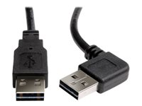 Eaton Tripp Lite Series Universal Reversible USB 2.0 Cable (Right/Left-Angle Reversible A to Reversible A M/M), 6 ft. (1.83 m) - USB-kabel - USB till USB - 0.9 m UR020-006-RA