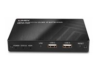 LINDY KVM over IP Extender, Receiver - KVM/infraröd förlängare - 1GbE, HDMI 38265