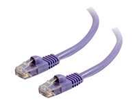 C2G Cat5e Booted Unshielded (UTP) Network Patch Cable - patch-kabel - 7 m - lila 83664