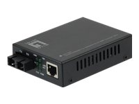 LevelOne GVT-2001 - fibermediekonverterare - 10Mb LAN, 100Mb LAN, 1GbE GVT-2001