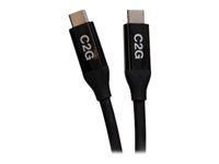 C2G 3.3ft (1m) USB-C Male to USB-C Male Cable (20V 5A) - USB4 (40Gbps) - USB typ C-kabel - 24 pin USB-C till 24 pin USB-C - 1 m C2G28878