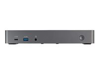 StarTech.com USB-C- och USB-A-dockningsstation - Universal hybriddockningsstation för trippla bildskärmar, DisplayPort och HDMI 4K 60 Hz - 85 W strömförsörjning, 6x USB-hubb, GbE, Ljud - USB 3.1 Gen. 2, 10 Gbit/sek - dockningsstation - USB-C - 3 x HDMI, 3 x DP - 1GbE DK31C3HDPDUE