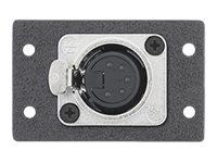 Extron Mini Architectural Adapter Plate IN9391D - modulkontaktplatta med insnäppsfästen 70-305-23