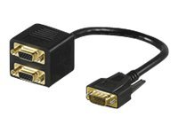 MicroConnect VGA-förlängningskabel - 20 cm MONG2F1M