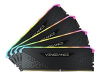 CORSAIR Vengeance RGB RS - DDR4 - sats - 32 GB: 4 x 8 GB - DIMM 288-pin - 3200 MHz / PC4-25600 - ej buffrad CMG32GX4M4E3200C16