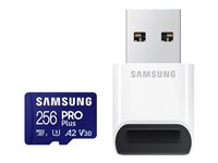 Samsung PRO Plus MB-MD256SB - flash-minneskort - 256 GB - mikroSDXC UHS-I MB-MD256SB/WW