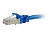 C2G Cat6a Booted Shielded (STP) Network Patch Cable - patch-kabel - 2 m - blå 89910