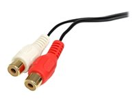 StarTech.com 6 ft. (1.8 m) 3.5mm to RCA Cable - 3.5mm to 2x RCA - Male/Female - 3.5mm to RCA (MU1MFRCA) - ljudkabel - 1.83 m MU1MFRCA