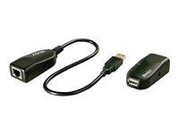 LINDY USB 2.0 CAT5 Extender (Transmitter and Receiver units) - USB-förlängningskabel - USB, USB 2.0 42693