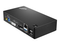 Lenovo ThinkPad USB 3.0 Pro Dock - dockningsstation - USB - DP - GigE 40A70045SW