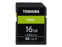 Toshiba High Speed N203 - flash-minneskort - 16 GB - microSDHC THN-N203N0160E4