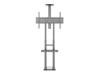 Multibrackets M Public Floormount Basic 180 incl shelf & cameraholder vagn - för videokonferenssystem - svart 7350073737246