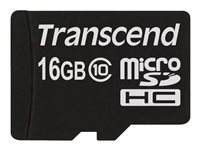 Transcend - flash-minneskort - 16 GB - microSDHC TS16GUSDC10