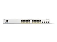 Cisco Catalyst 1300-24FP-4X - switch - 24 portar - Administrerad - rackmonterbar C1300-24FP-4X