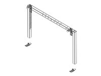 Multibrackets M Motorized Wallmount HD monteringssats - för platt panel - vit 7350073731237