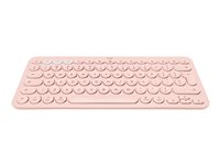 Logitech K380 Multi-Device Bluetooth Keyboard - tangentbord - QWERTY - italiensk - rosa Inmatningsenhet 920-010398