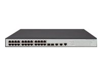 HPE 1950-24G-2SFP+-2XGT-PoE+ - switch - 24 portar - Administrerad - rackmonterbar JG962A