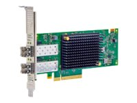 Emulex LPE36002-M64 - värdbussadapter - PCIe 4.0 x8 - 64Gb Fibre Channel Gen 7 (Short Wave) x 2 LPE36002-M64