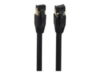 MicroConnect patch-kabel - 10 m - svart MC-SFTP8010S