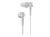 Sony MDR-XB55AP - hörlurar med mikrofon MDRXB55APW.CE7