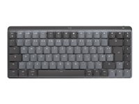 Logitech Master Series MX Mechanical Mini for Mac - tangentbord - QWERTZ - tysk - rymdgrå Inmatningsenhet 920-010832