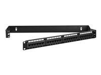 StarTech.com 1U Hinged Wall Mount Patch Panel Bracket - 4 inch Deep - 19" Patch Panel Swing Rack for Shallow Network Equipment- 17lbs (WALLMOUNTH1) - fäste för väggmontering - 1U - 19" WALLMOUNTH1