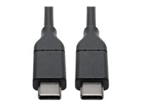 Eaton Tripp Lite Series USB-C Cable (M/M) - USB 2.0, 5A (100W) Rated, 3 ft. (0.91 m) - USB-kabel - 24 pin USB-C till 24 pin USB-C - 91.4 cm U040-003-C-5A