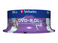 Verbatim - DVD+R DL x 25 - 8.5 GB - lagringsmedier 43667