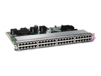 Cisco Line Card E-Series Premium - switch - 48 portar - insticksmodul WS-X4648-RJ45V+E=