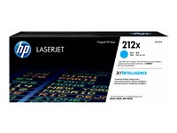 HP 212X - Lång livslängd - cyan - original - LaserJet - tonerkassett (W2121X) W2121X