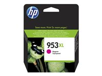 HP 953XL - Lång livslängd - magenta - original - bläckpatron F6U17AE#BGX