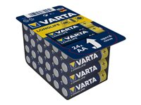 Varta Longlife batteri - 24 x AA / LR6 - alkaliskt mangan 04106301124