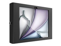 Compulocks iPad Air M2 11" (2024), Apex Secured Enclosure Wall Mount hölje - för surfplatta - glasfäste, utrymme - svart 11APXB