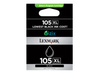 Lexmark Cartridge No. 105XL - 10-pack - Lång livslängd - svart - original - bläckpatron 0014N1366