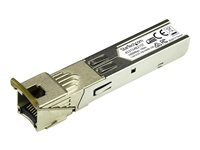 StarTech.com HPE 453154-B21 Compatible SFP Module, 1000BASE-T, SFP to RJ45 Cat6/Cat5e, 1GE Gigabit Ethernet SFP, RJ-45 (Copper) 100m, HPE 6120XG, 6120G, Flex Fabric, Mini GBIC SFP Module - Lifetime Warranty (453154B21ST) - SFP-sändar/mottagarmodul (mini-GBIC) - 1GbE 453154B21ST