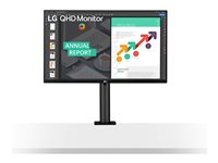 LG Ergo 27QN880-B - LED-skärm - 27" - HDR 27QN880-B.AEU