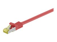 MicroConnect patch-kabel - 30 m - röd SFTP730R