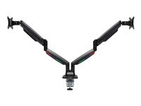 Kensington SmartFit One-Touch Height Adjustable Dual Monitor Arm monteringssats - justerbar arm - för 2 monitorer K59601WW