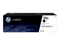 HP 56x - Lång livslängd - svart - original - LaserJet - tonerkassett (CF256X) CF256X