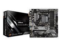 ASRock B450M PRO4 - moderkort - micro ATX - Socket AM4 - AMD B450 90-MXB8F0-A0UAYZ