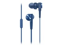 Sony MDR-XB55AP - hörlurar med mikrofon MDRXB55APL.CE7