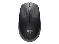 Logitech M190 - mus - träkol 910-005905