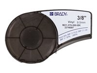 Brady B-595 - etiketter - slät matt - 1 rulle (rullar) - Rulle (0,953 cm x 6,4 m) M21-375-595-BK