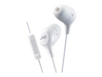 JVC HA-FX38M-E Marshmallow - hörlurar med mikrofon HA-FX38M-W-E