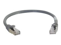 C2G Cat6a Booted Shielded (STP) Network Patch Cable - patch-kabel - 3 m - grå 89904