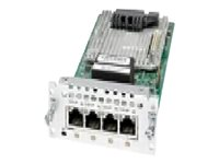 Cisco Fourth-Generation Multi-flex Trunk Voice/Clear-channel Data T1/E1 Module - expansionsmodul - T1/E1 x 4 NIM-4MFT-T1/E1=