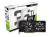 Palit GeForce RTX 3060 Ti Dual - grafikkort - GF RTX 3060 Ti - 8 GB NE6306T019P2-190AD