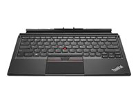 Lenovo ThinkPad X1 Tablet Thin Keyboard - tangentbord - med ClickPad, Trackpoint - QWERTY - USA, internationellt - midnattssvart Inmatningsenhet 01AW630