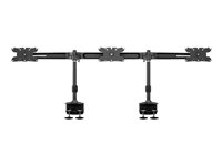 Multibrackets M VESA Desktopmount Triple Desk Clamp monteringssats - för 3 LCD-bildskärmar - svart 7350105210389